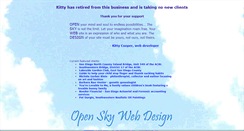 Desktop Screenshot of openskywebdesign.com